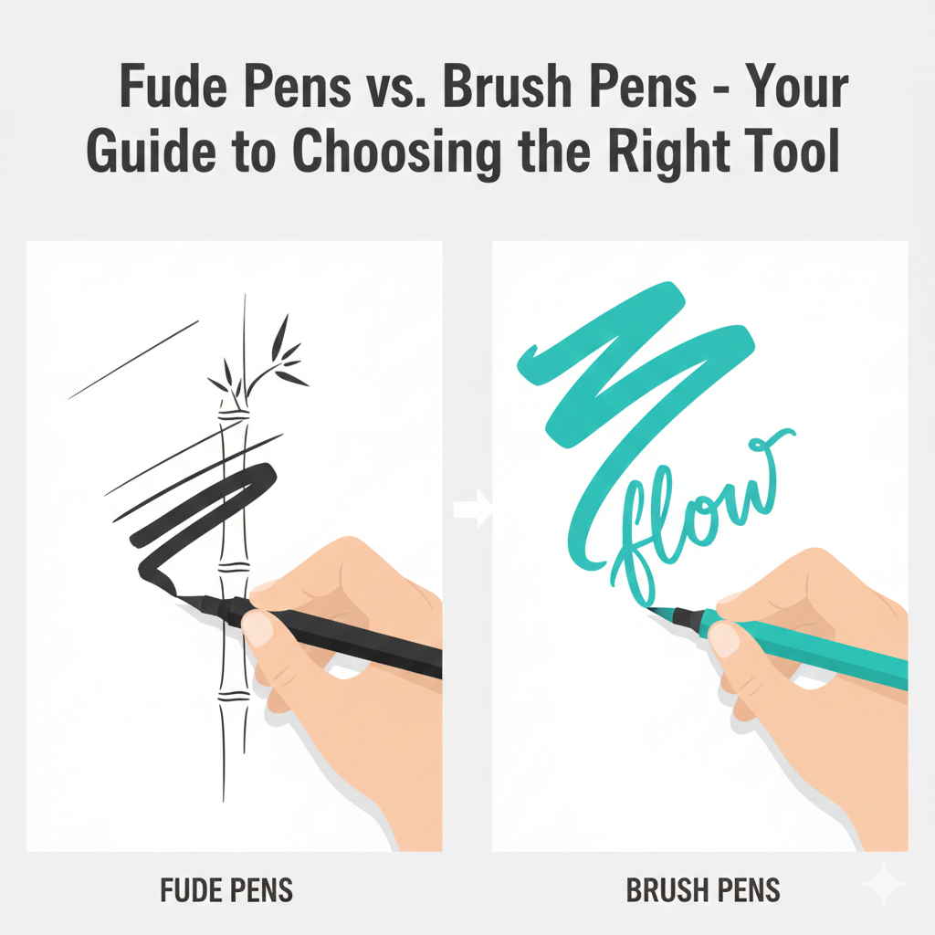 The Ultimate Guide: Fude Pens vs. Brush Markers
