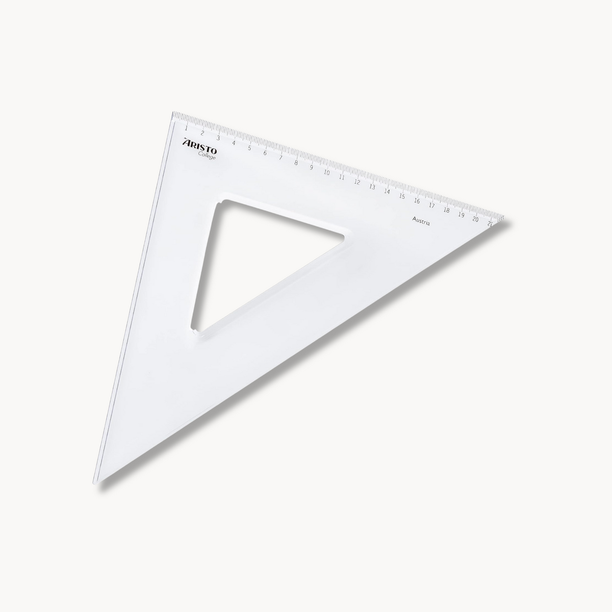 Aristo Geo-College Set Square 300mm — 45° & 60°
