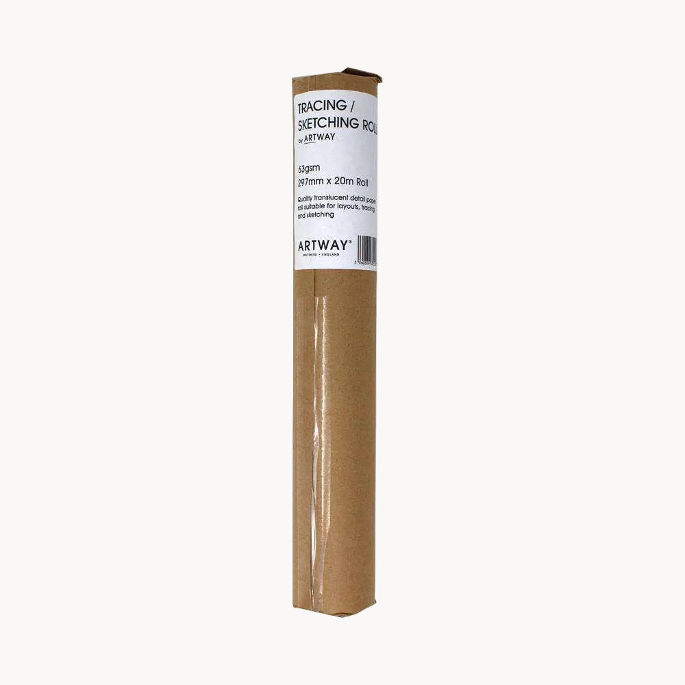 Artway Tracing Paper Roll - 63gsm Translucent Drawing
