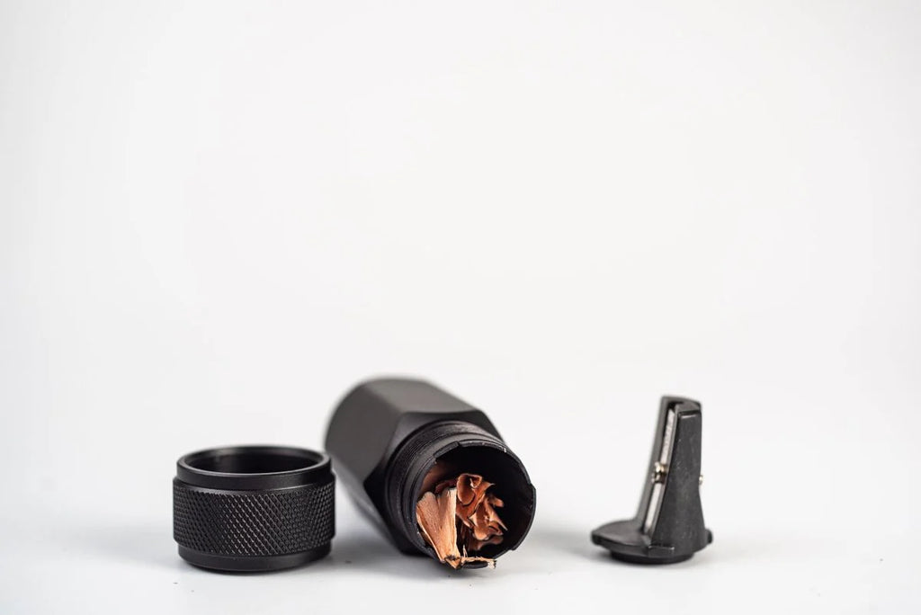 Blackwing One-Step Long Point Sharpener - Precision Matte Black