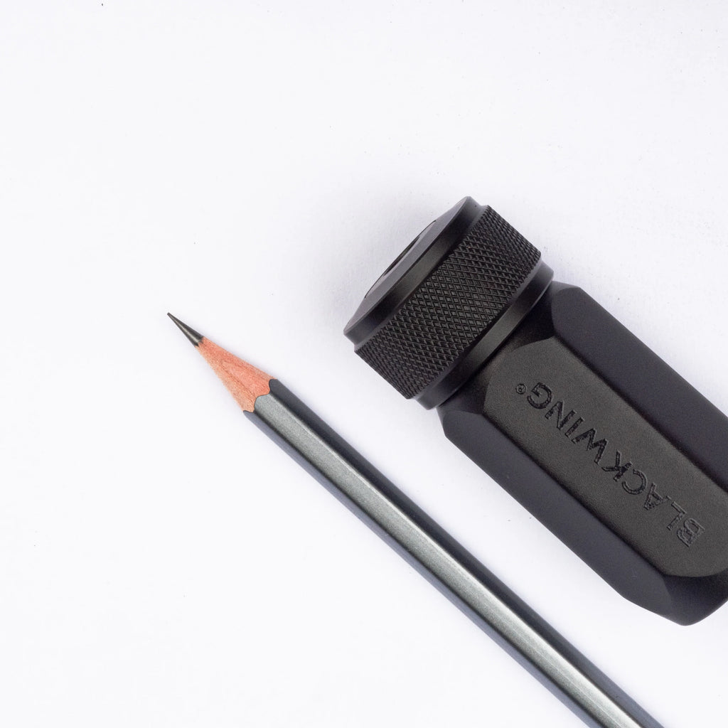Blackwing One-Step Long Point Sharpener - Precision Matte Black