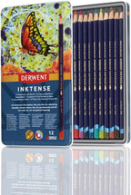 Derwent Inktense 100 | Permanent Water-Soluble Ink Pencils