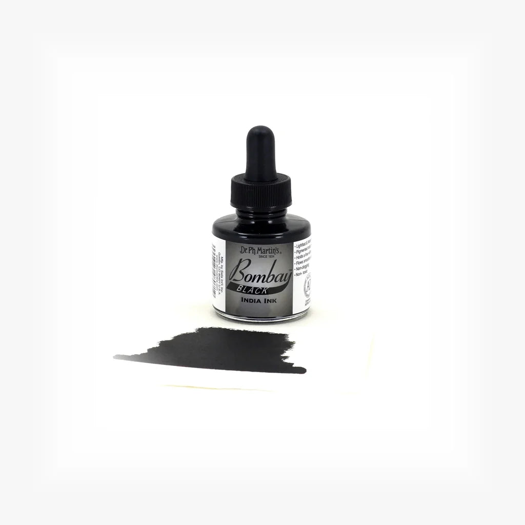 Dr. Ph. Martin’s Bombay India Ink — Waterproof Coloured Drawing Ink