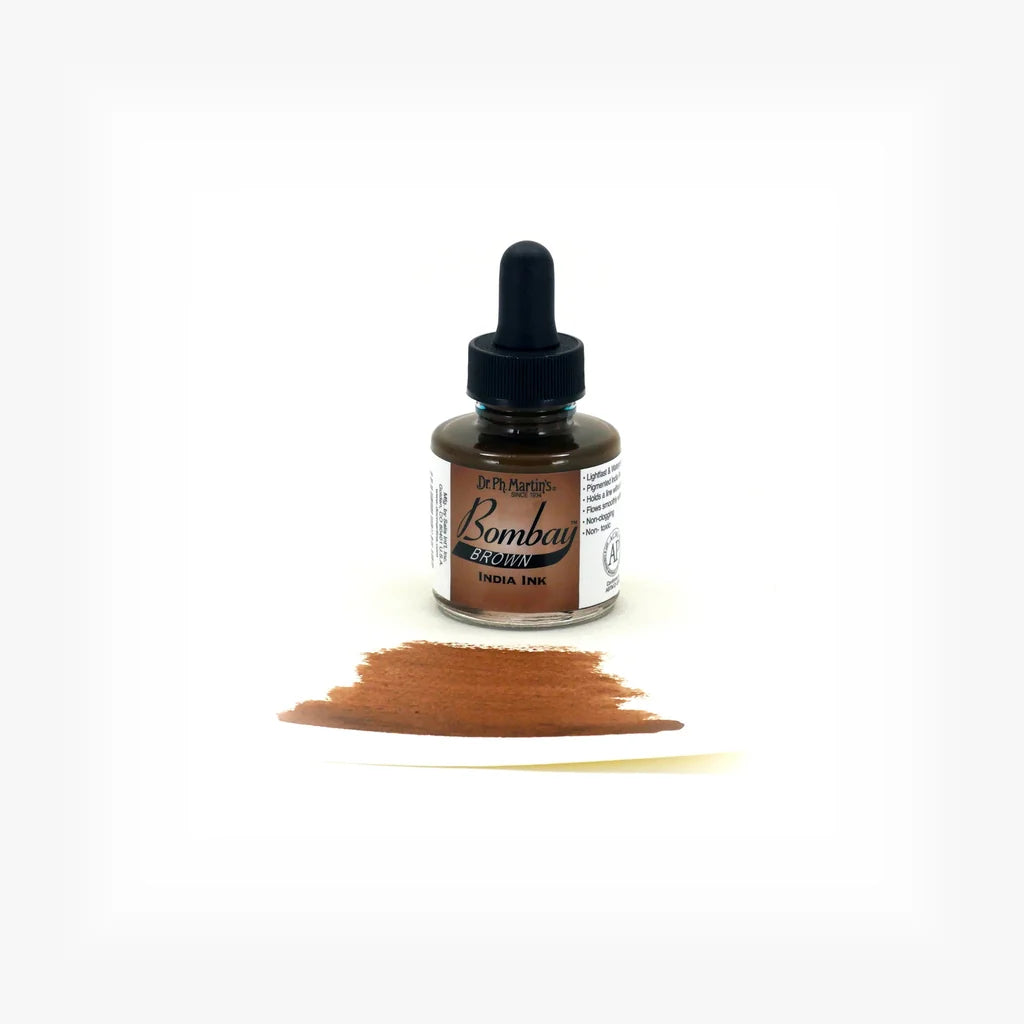 Dr. Ph. Martin’s Bombay India Ink — Waterproof Coloured Drawing Ink