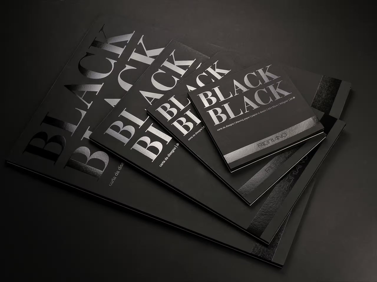 Fabriano Black Black Pad - 300gsm Ultra-Black Drawing Paper