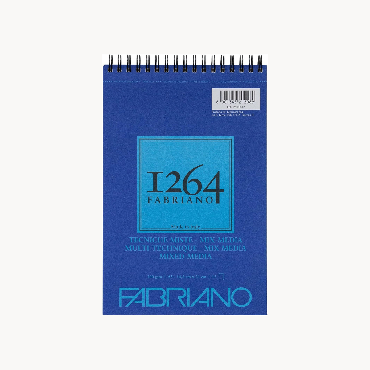 Fabriano Mixed Media Pads — 1264 Spiral 300gsm & Mixed Media 250gsm