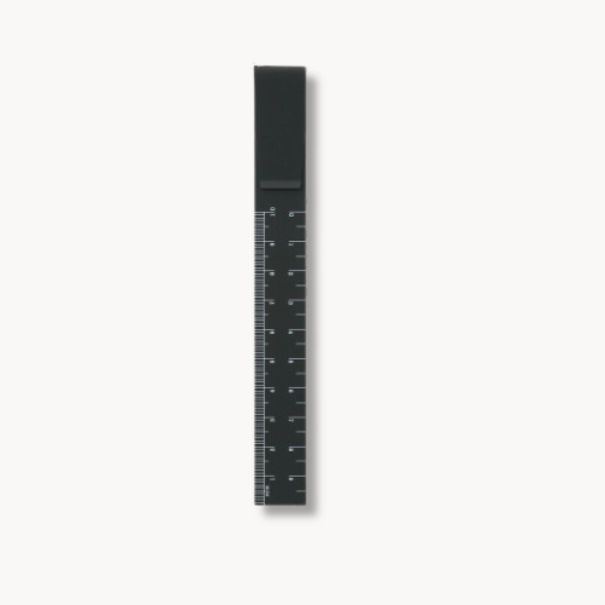 Hightide Clip Ruler — 10cm Aluminium Notebook Ruler
