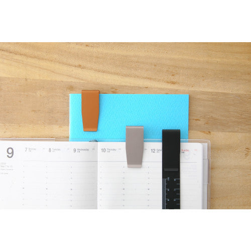 Hightide Clip Ruler — 10cm Aluminium Notebook Ruler