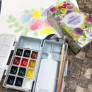 Kuretake Transparent Watercolour Box — 12-Colour Pocket Set