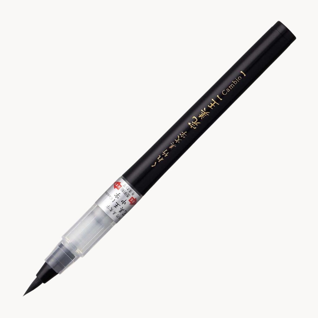 Kuretake Bimoji Cambio Brush Pen — Refillable, Fine & Medium