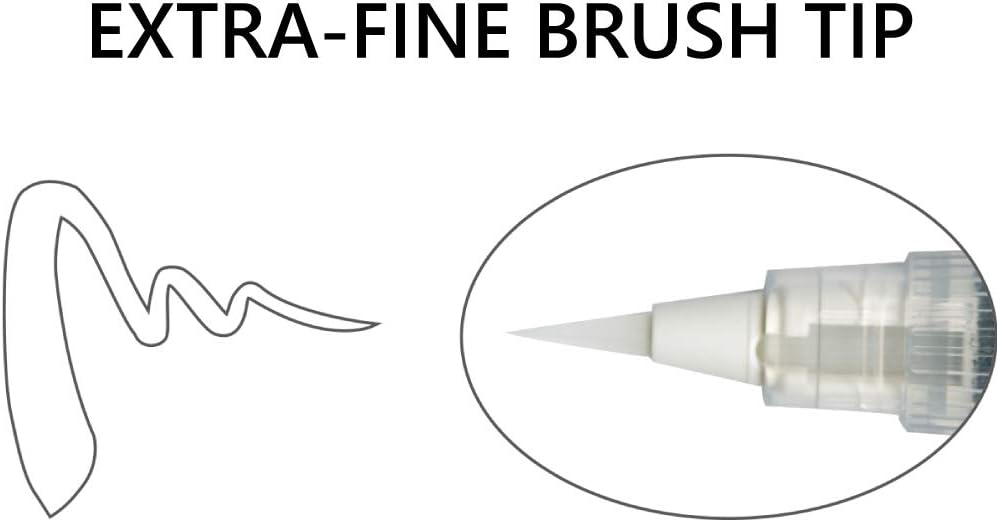 Kuretake Zig Cartoonist Brush Pen - Japanese Nylon Bristle Fude Pen
