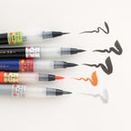 Kuretake Bimoji Cambio Brush Pen — Refillable, Fine & Medium