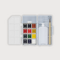 Kuretake Transparent Watercolour Box — 12-Colour Pocket Set