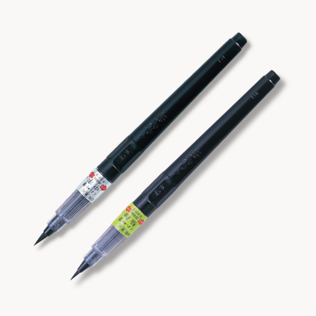 Kuretake Fude Pen No. 22 Chuji & No. 24 Gokuboso