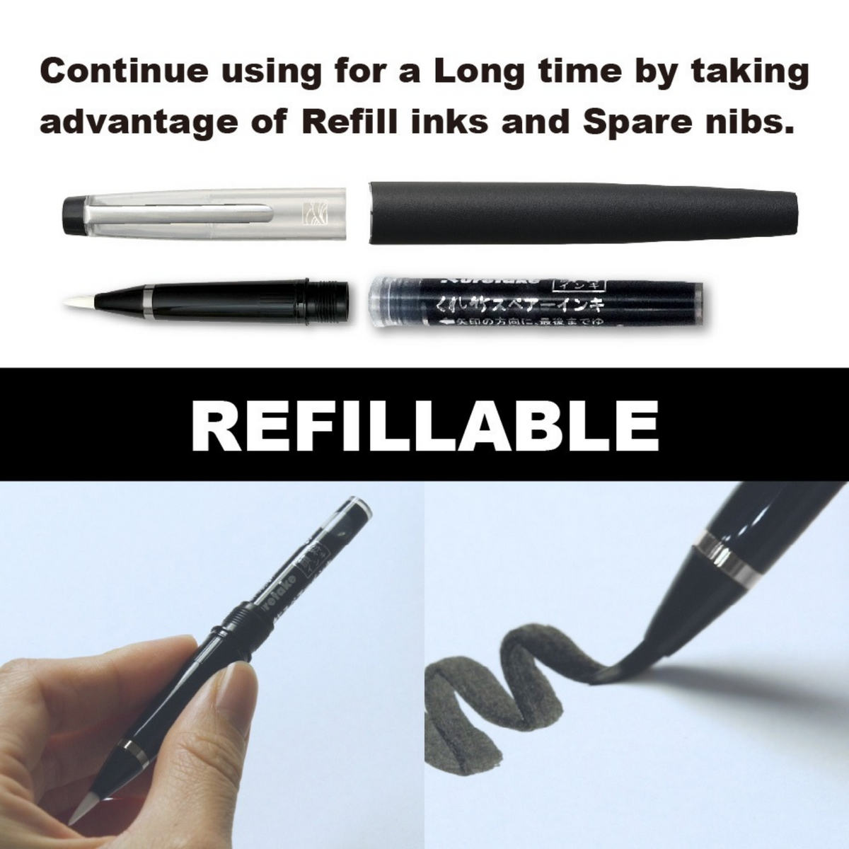 Kuretake Mannen Mouhitsu Fountain Brush Pen