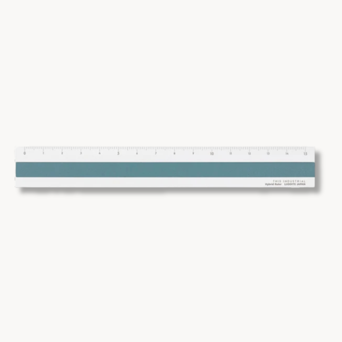 Luddite THIS INDUSTRIAL Hybrid Ruler — Aluminium × Buttero Leather