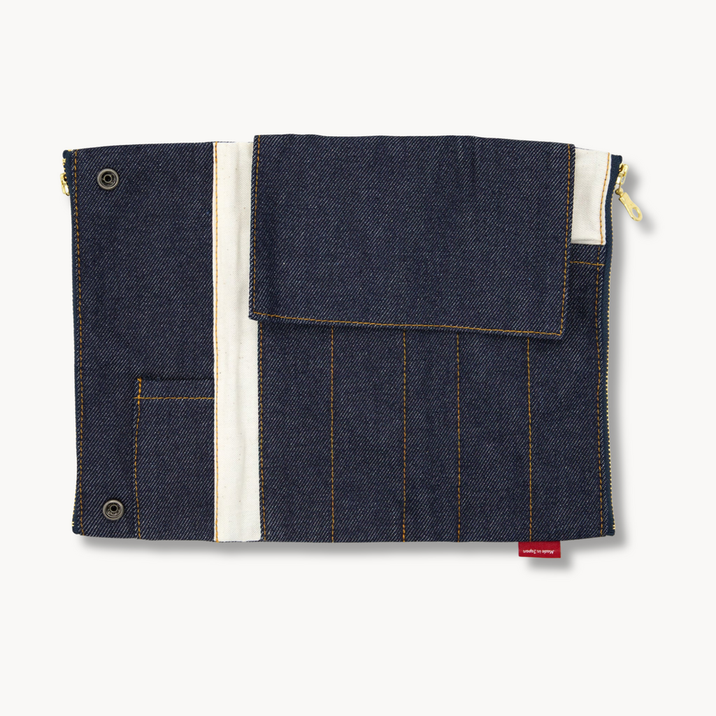 Luddite Denim Bendy Pen Case Essential — Okayama Denim
