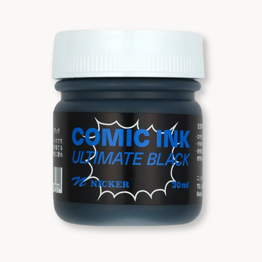 Nicker Comic Ink — Ultimate Black 30ml