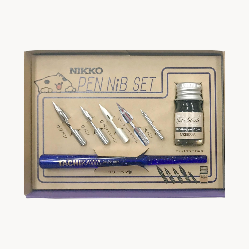Nikko Manga Pen Nib Set — Complete Manga Dip Pen Starter Kit