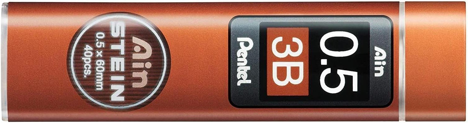 Pentel Ain Stein Mechanical Pencil Lead Refills - High-Strength Smudge-Resistant Lead