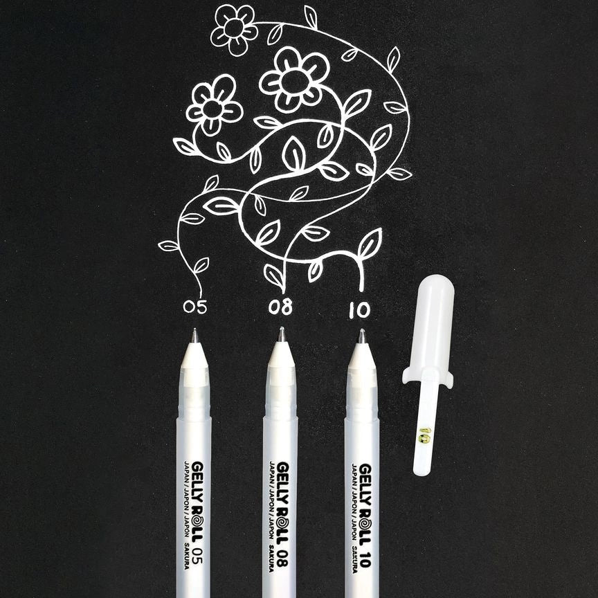 Sakura Gelly Roll Classic White Opaque Gel Pen for Highlights & Art