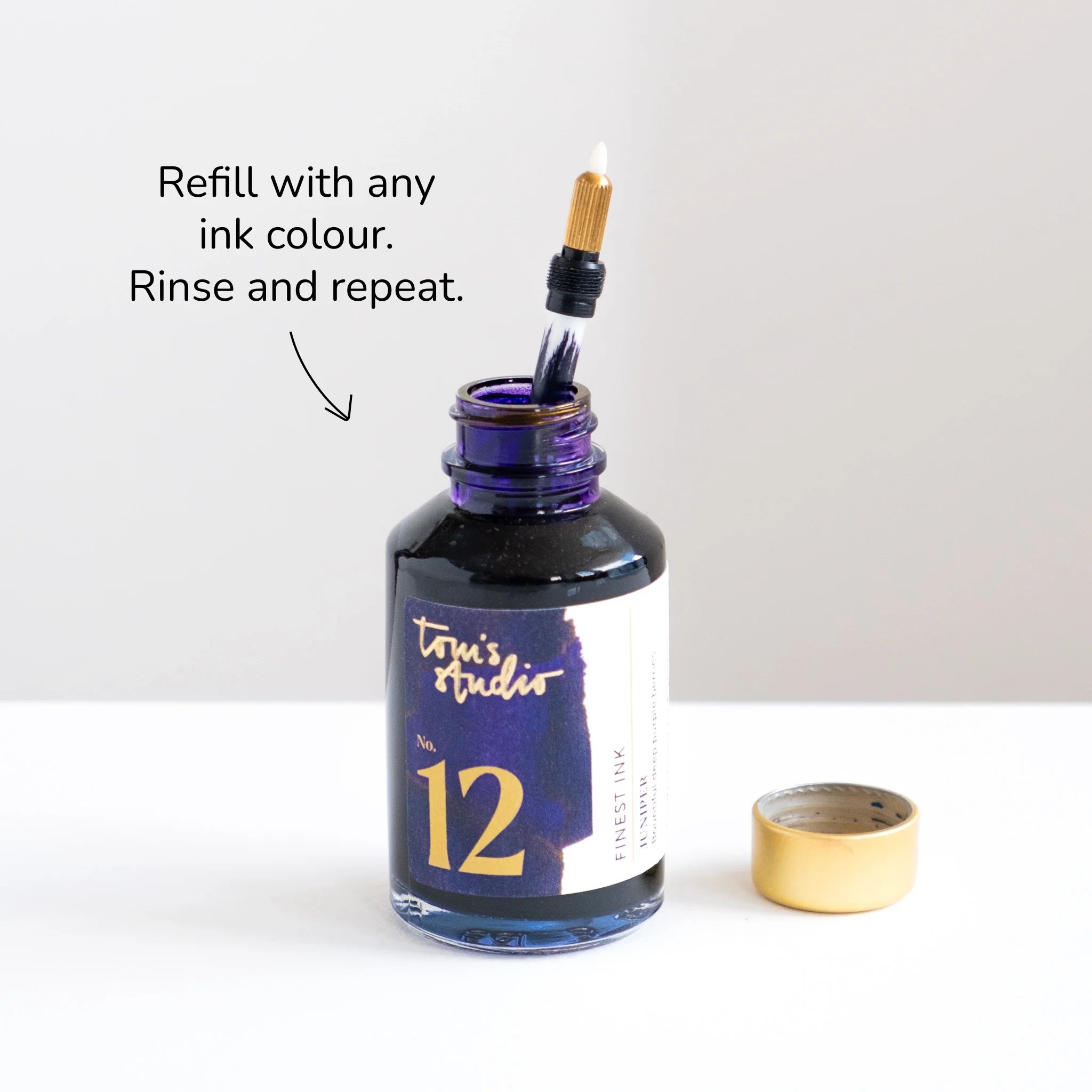 Tom’s Studio Lumos Pro Refillable Multi-Tip Artist Pen - Sustainable Design