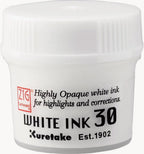 ZIG Cartoonist White Ink 30ml - Ultra-Opaque Highlight Ink