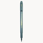 Zebra Fude Brush Pen with hard synthetic nib for calligraphy and illustrating, smudge-proof black pigment ink Tip Size-Fine