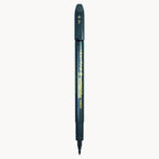 Zebra Fude Brush Pen with hard synthetic nib for calligraphy and illustrating, smudge-proof black pigment ink Tip Size-Medium