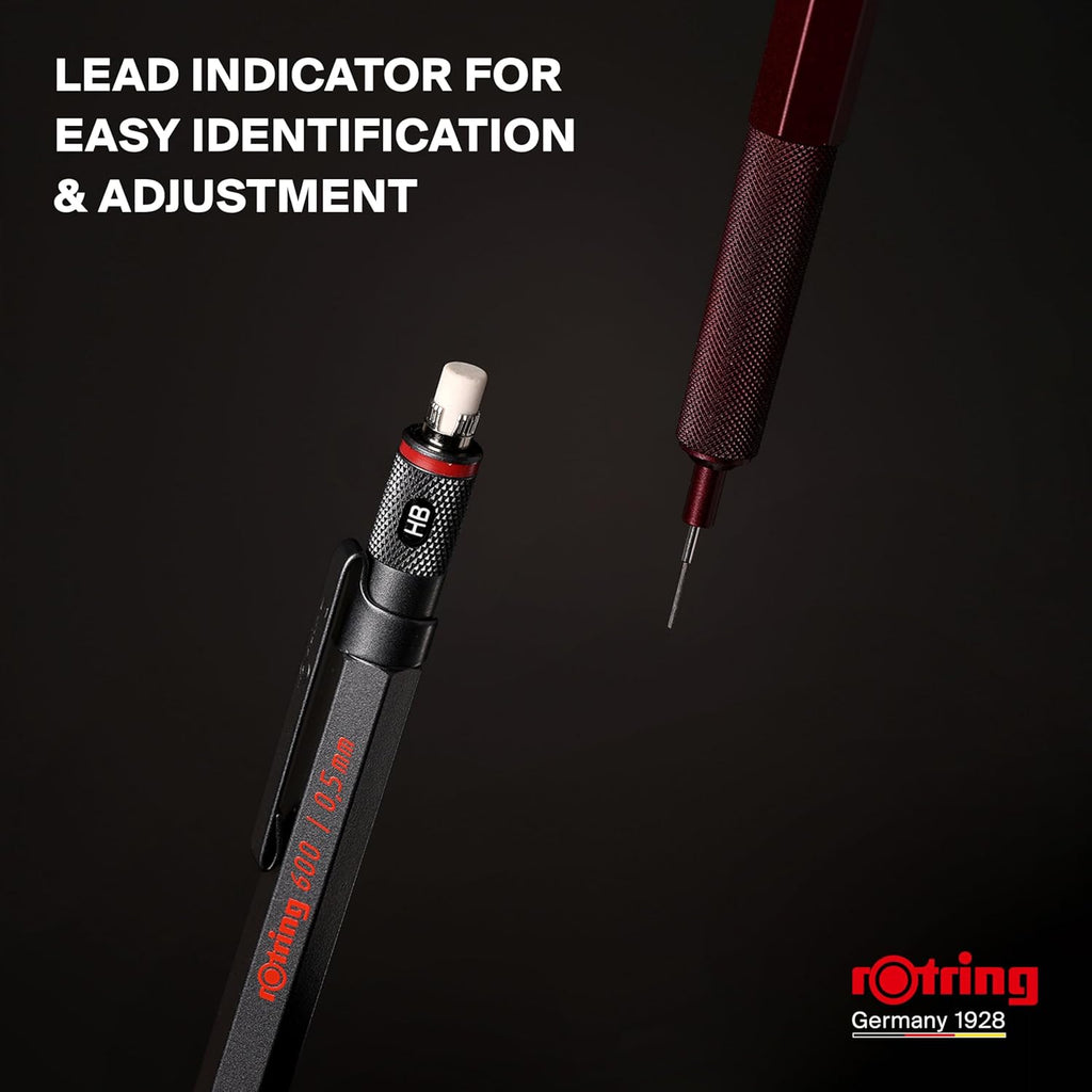 rOtring 600 Mechanical Pencil - Iconic All-Metal Drafting Tool