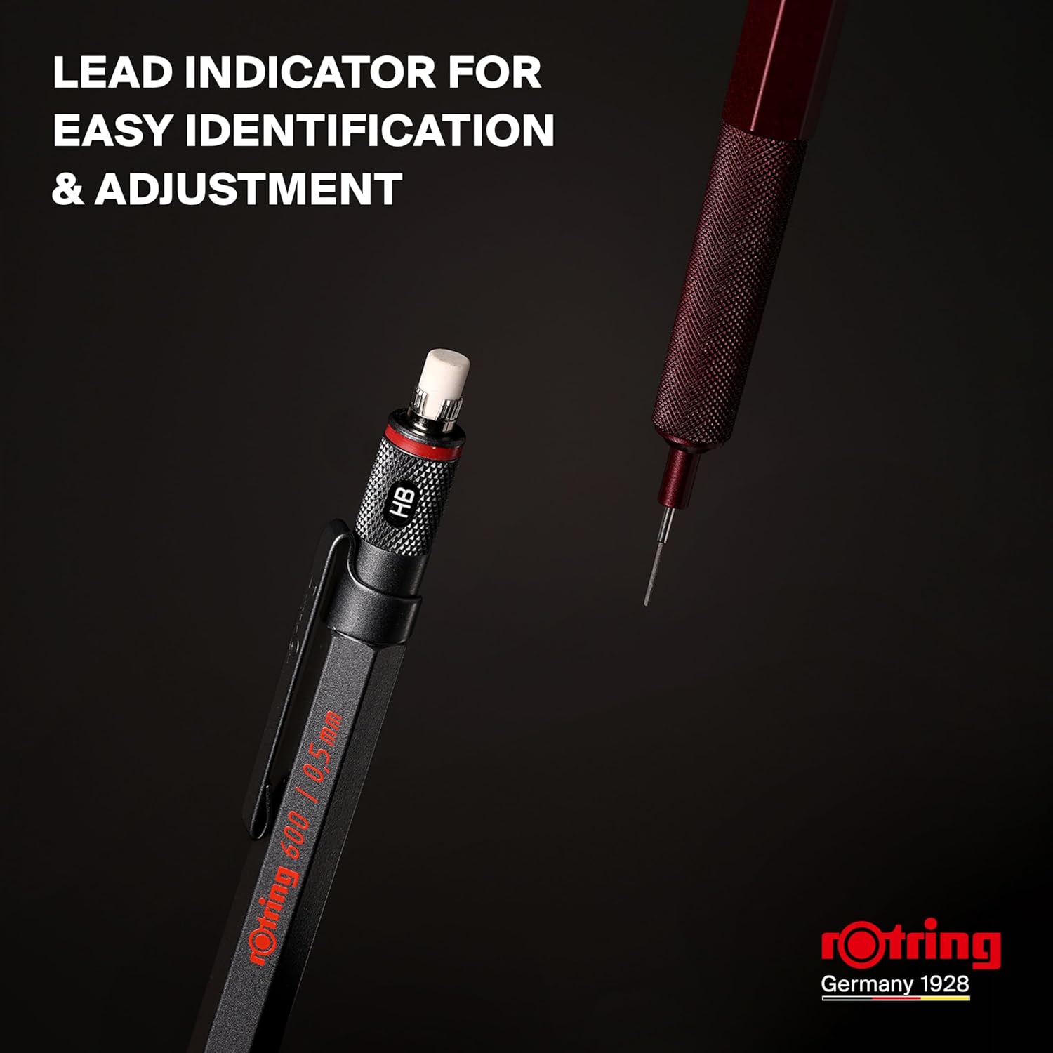 rOtring 600 Mechanical Pencil - Iconic All-Metal Drafting Tool