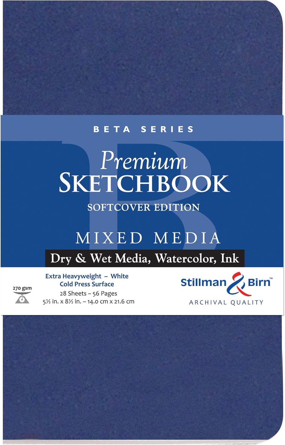 Stillman & Birn Beta Sketchbook | 270gsm Cold Press Mixed Media